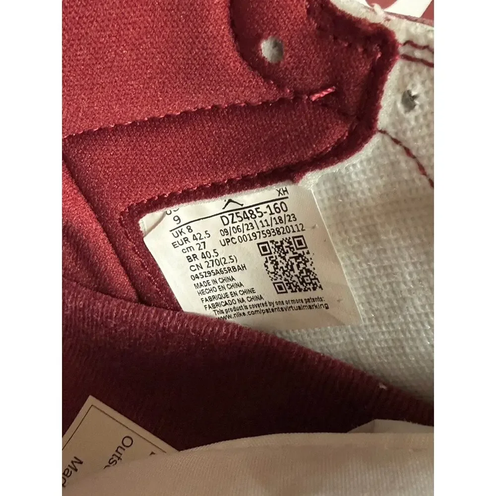 Jordan 1 Retro High OG White Artisanal Team Red Varsity Chicago DZ5485 160